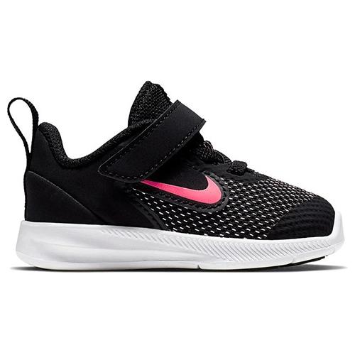 NIKE DOWNSHIFTER 9 TDV ZAPATILLA NIÑA AR4137 003 NEGRAS Y ROSA 1