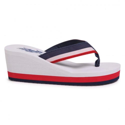 Chanclas U.S. POLO ASSN MUJER HERA WHI DKBL 1