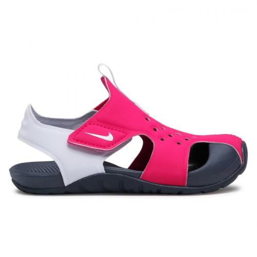 SANDALIAS NIKE SUNRAY NIÑA  943826 604 ROSA Y BLANCA 1