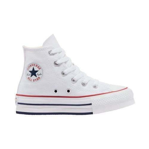 CONVERSE BOTA PLATAFORMA JUNIOR  ALL STAR 671108C BLANCA 1