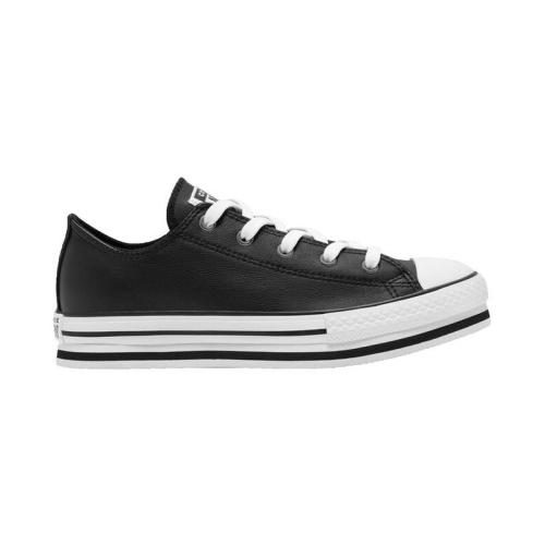 Zapatillas Converse Chuck Taylor All Star Leather EVA Platform Negra 669710C 1