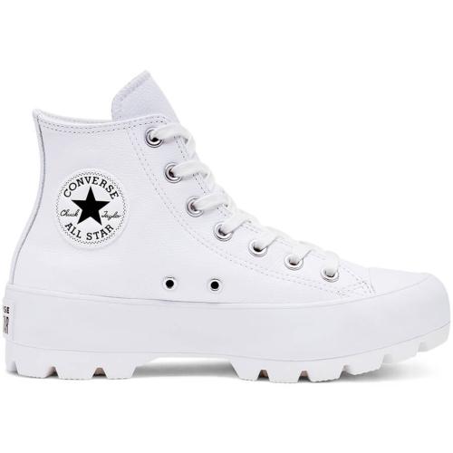 CONVERSE CTAS LUGGED HI BOTA PLATAFORMA PIEL 567165C BLANCA 1