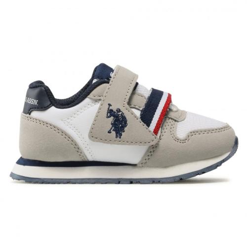 US POLO ASSN EVAN WHI ZAPATILLA NIÑO BLANCA 1