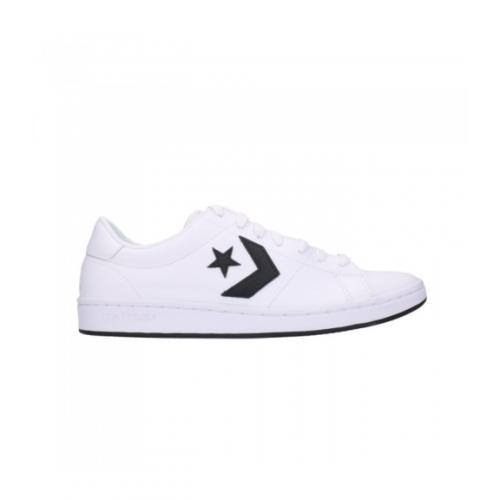 CONVERSE ALL COURT OX ZAPATILLA 168784C BLANCA Y NEGRA PIEL 1