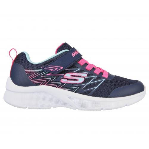 SKECHERS MICROSPEC NIÑA 302468L/NVY AZUL MARINO 1