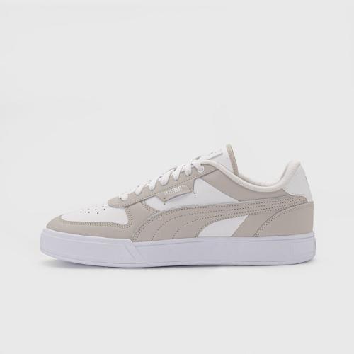 PUMA CAVEN DIME PIEL HOMBRE 384953 BLANCA Y BEIGE 1