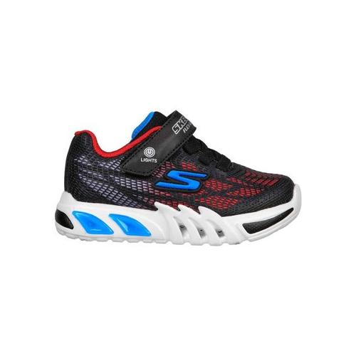 ZAPATILLAS SKECHERS 400137L BKRB LUCES NIÑO NEGRA Y ROJAS 1