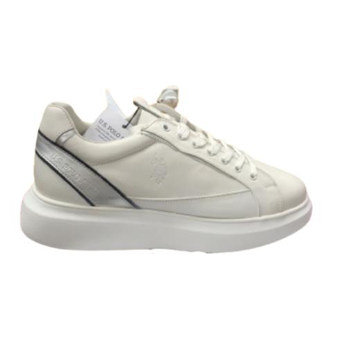 ZAPATILLAS MUJER US POLO ASSN BLANCA CARDI008A-WHI-SIL01 1