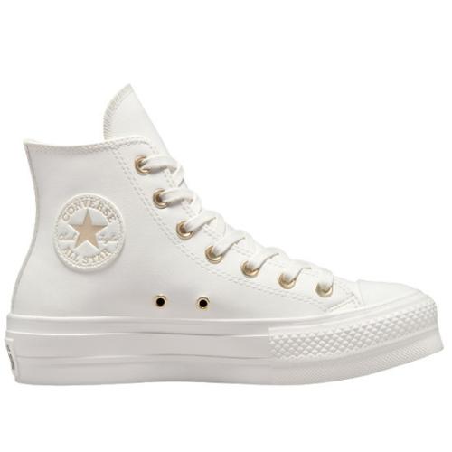 CONVERSE CHUK TAYLOR ALL STAR BOTA PLATAFORMA PIEL A03719C BLANCA 1