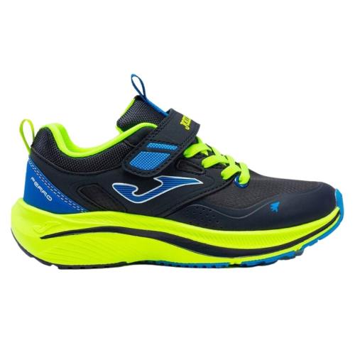 ZAPATILLAS RUNNING FERRO 22 JUNIOR AZUL Y VERDE FLUOR 1