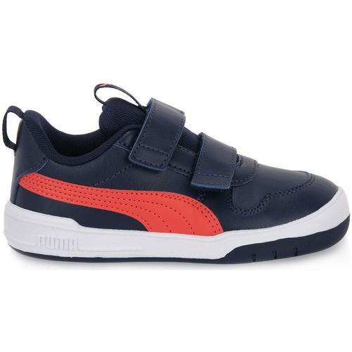 ZAPATILLA PUMA MULTIFLEX SL BEBE 380741 02 AZUL Y ROJA 1