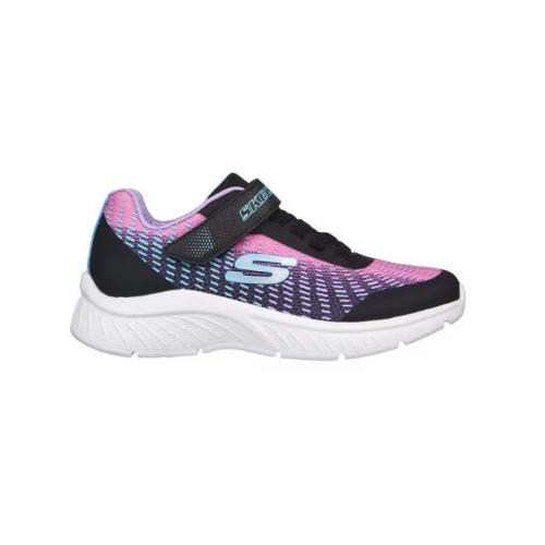 ZAPATILLAS SKECHERS NIÑA 303532L BKMT NEGRA Y ROSA 1