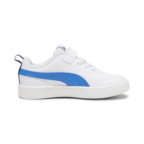 ZAPATILLA PUMA RICKIE AC NIÑO 385836 24 BLANCA Y AZUL 1