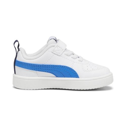 ZAPATILLA PUMA RICKIE AC BEBE 384314 24 BLANCA Y AZUL 1