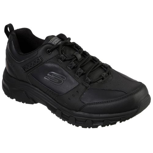 SKECHERS ZAPATILLA HOMBRE  NEGRA PIEL 51896 BBK 1