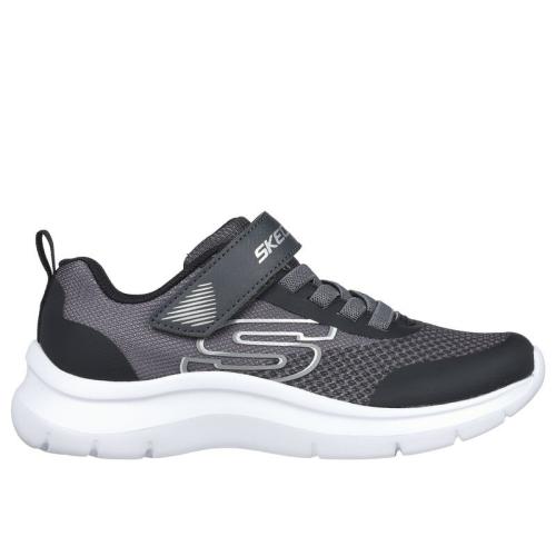 ZAPATILLAS SKECHERS FAST-SOLAR SQUAD NIÑO 403879L/CCBK NEGRA Y GRIS 1