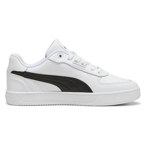 PUMA CAVEN 2.0 LUX PIEL HOMBRE  BLANCA Y NEGRA  395016 03 1