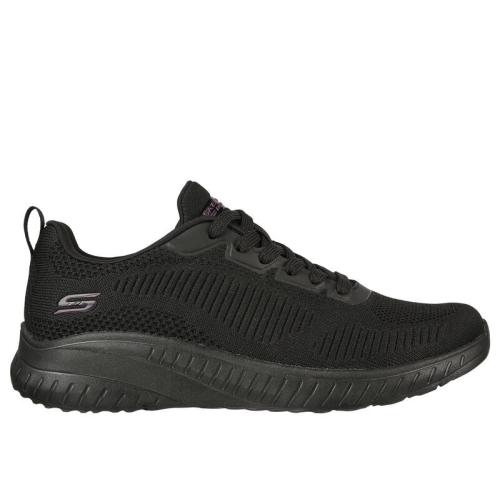 ZAPATILLA SKECHERS MUJER BOBS  SPORT SQUAD NEGRA 117209BBK 1