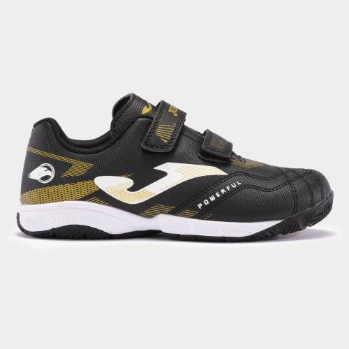 ZAPATILLA JOMA FUTBOL SALA NIÑO POWERFUL JR 2401 NEGRO INDOOR 1