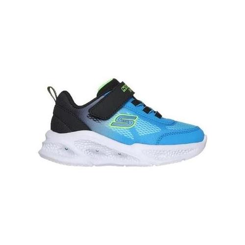 ZAPATILLA BEBE SKECHERS 401495N BKBL AZUL  LUCES 1